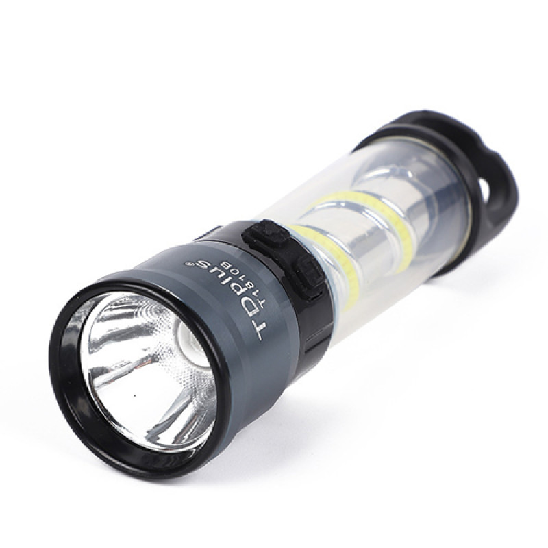 Ліхтар 1810B-LED+COB світильник, Li-Ion акумулятор, гак, ЗУ Type-C
