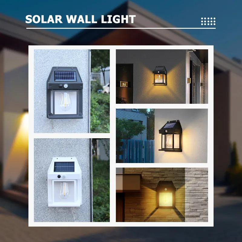 Ліхтар 888-30W вольфрамова лампа, Motion Sensor, 1x14500, сонячна панель