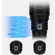 Ліхтар AK138-1 WHITE LASER LED PM60-TG+СУМКА, 8x18650 3.7V, power bank, індикація заряду, ЗУ Type-C, zoom, Box