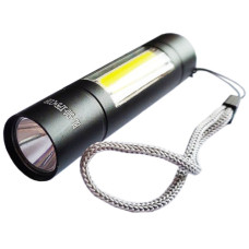 Ліхтар BL-510/1501-XPE+COB, Li-Ion акум., ЗУ microUSB, Box