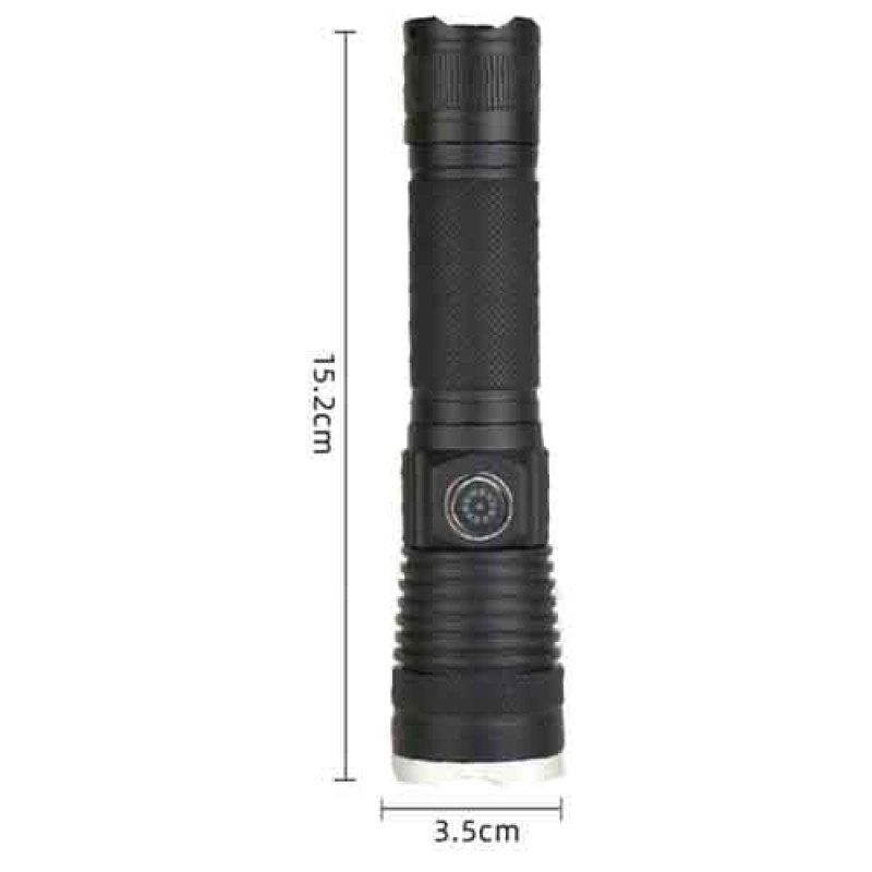 Ліхтар BL-A92-P50, 1x18650, zoom, ЗУ Type-C, Box