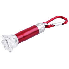 Ліхтар брелок 014-2L, 2 LED, 3xLR1130, карабін