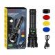 Ліхтар CB-A280-TG+COB(white+red), Li-Ion акумулятор, Power bank, ЗУ Type-C, 3 фільтри, магніт, zoom, Box