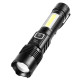 Ліхтар COB18-WHITE LASER LED PM10-TG+COB, 1x18650, power bank, магніт, ЗУ Type-C, zoom