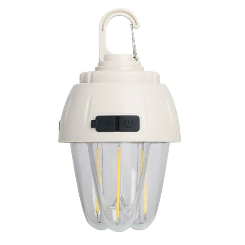 Ліхтар кемпінг 899-SMD(RGB)+COB вольфрамова лампа, Li-Ion аккум., ЗУ Type-C, гачок