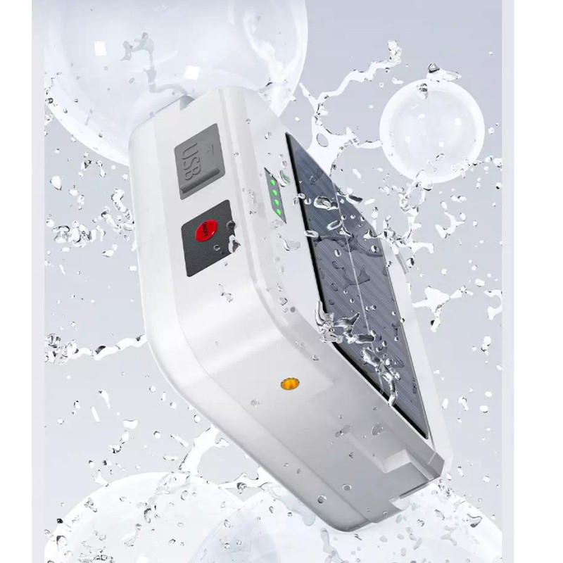 Ліхтар кемпінг DP-K7-100, 3×18650, сон. панель, power bank, ЗУ Type-C, гачок