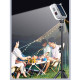 Ліхтар кемпінг DP-K7-100, 3×18650, сон. панель, power bank, ЗУ Type-C, гачок
