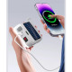 Ліхтар кемпінг DP-K7-100, 3×18650, сон. панель, power bank, ЗУ Type-C, гачок
