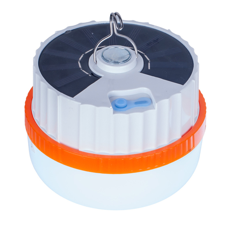Ліхтар кемпінг T1-SMD, Li-Ion аккум., сонячна панель, ЗУ Type-C, гачок