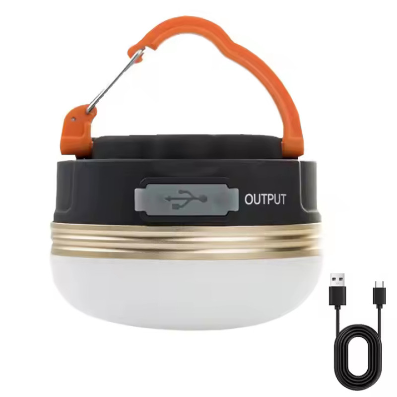 Ліхтар кемпінг YD-1-5SMD, Li-Ion акумулятор, power bank, ЗУ Type-C, магніт, гачок