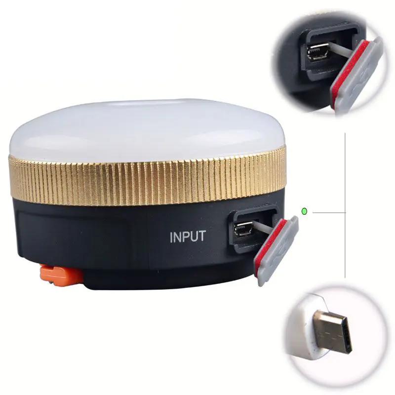 Ліхтар кемпінг YD-7-7SMD(white+red), Li-Ion акумулятор, power bank, ЗУ Type-C, магніт, гачок