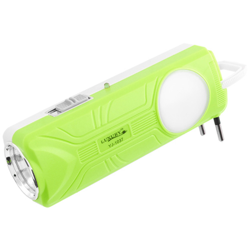Ліхтар Luxury 1037, 1W + 5SMD, вбудований акумулятор, ЗУ 220V
