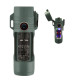 Ліхтар MULTIFUNCTIONAL D66-COB, Li-Ion акумулятор, індикація заряду, запальничка, ЗП Type-C, Box