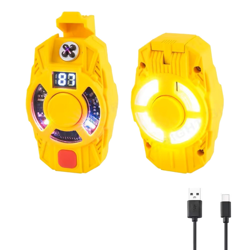 Ліхтар MULTIFUNCTIONAL D73-1-COB, Li-Ion акумулятор, індикація заряду, запальничка, ЗП Type-C
