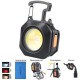 Ліхтар MULTIFUNCTIONAL LL-201-COB ULTRA (white+yellow+red), multitool, Li-Ion акумулятор, запальничка, магніт, карабін, викрутка