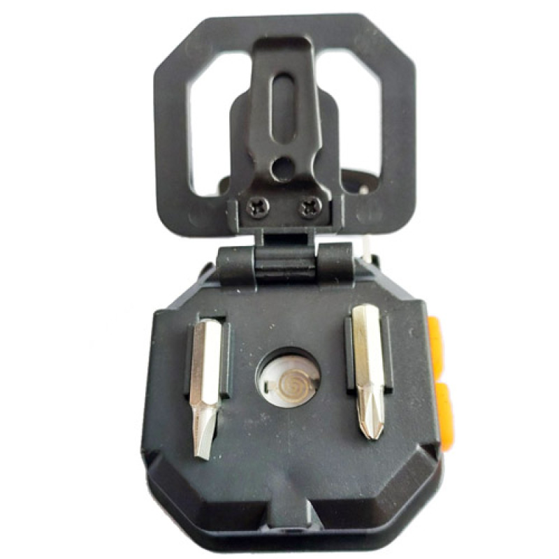 Ліхтар MULTIFUNCTIONAL LL-201-COB ULTRA (white+yellow+red), multitool, Li-Ion акумулятор, запальничка, магніт, карабін, викрутка
