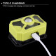 Ліхтар налобний 2323-P50+SMD+COB(white+red), Motion Sensor, Li-Ion акумулятор, ЗУ Type-C