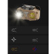 Фонарь налобный CH-8825-3P35+COB(white+yellow)+RGB, Motion Sensor, Power Bank, Li-Ion аккум., индикация заряда, ЗУ Type-C, Box оптом в Украине