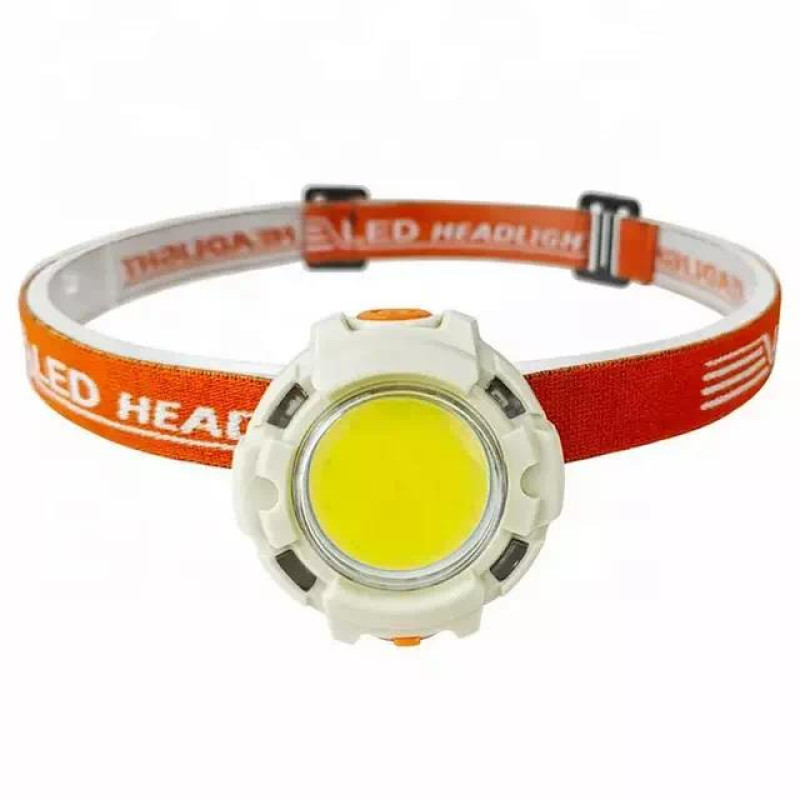 Фонарь налобный CY-2026-B-COB+2LED(red)+2LED(blue), Li-Ion аккумулятор, ЗУ Type-C, Box оптом в Украине