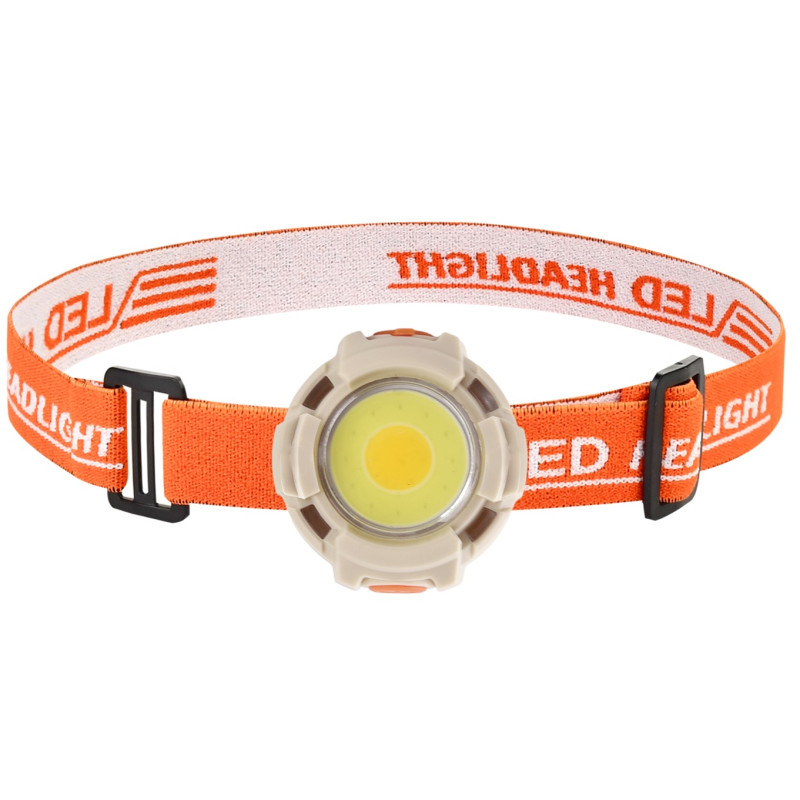 Ліхтар налобний CY-2026-C-COB(white+yellow)+2LED(red)+2LED(blue), Li-Ion аккумулятор, ЗУ Type-C