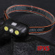 Ліхтар налобний KX-215-LED+2COB, 1x18650, ЗП Type-C, Box