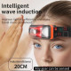 Ліхтар налобний W-18-XPG+6SMD(white+red), Motion Sensor, 1x14500, ЗУ Type-C