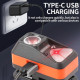 Ліхтар налобний W-18-XPG+6SMD(white+red), Motion Sensor, 1x14500, ЗУ Type-C