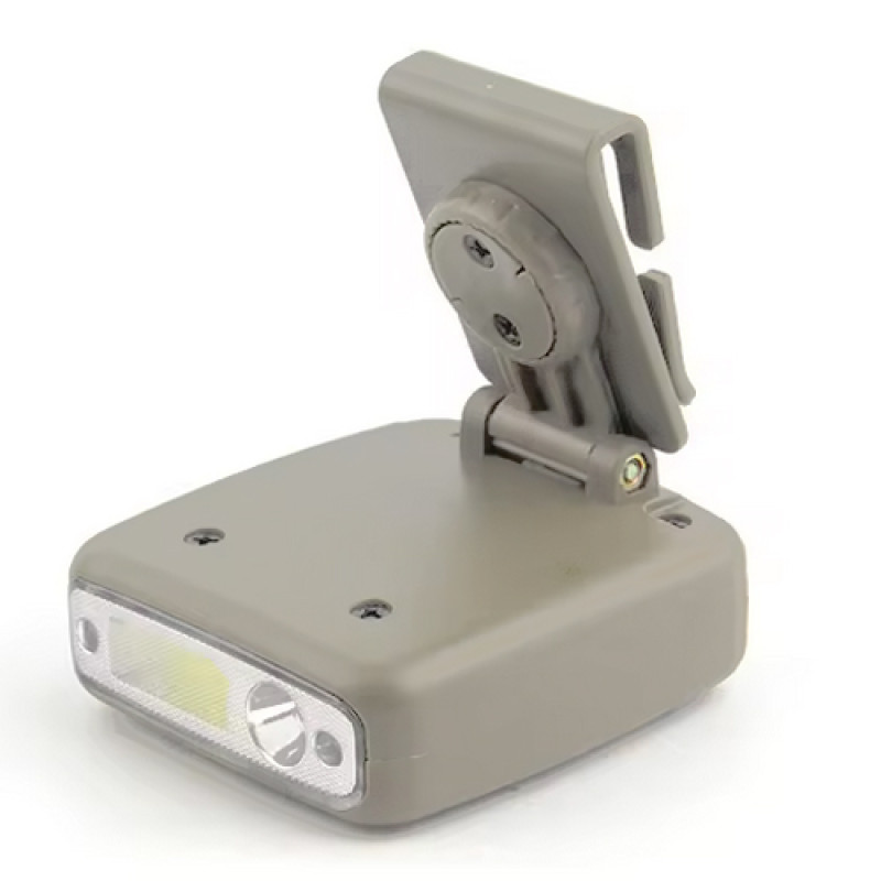Ліхтар налобний W6129-XPE+COB+8RGB, Motion Sensor, Li-Ion акумулятора, індикація заряду, кліпса, ЗП Type-C, чохол