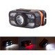 Ліхтар налобний WH-0188-XPE+SMD(white+red), Motion Sensor, Li-Ion акумулятор, ЗУ Type-C