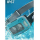 Ліхтар налобний WH-0218-XPG(white+yellow)+SMD(red), Motion Sensor, Li-Ion акумулятор, ЗУ Type-C