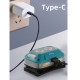 Ліхтар налобний WH-0218-XPG(white+yellow)+SMD(red), Motion Sensor, Li-Ion акумулятор, ЗУ Type-C