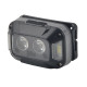 Ліхтар налобний WH-0218-XPG(white+yellow)+SMD(red), Motion Sensor, Li-Ion акумулятор, ЗУ Type-C