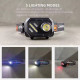 Ліхтар налобний WT-509+XPE+9SMD(white+red), 3xAAA, Box
