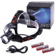 Ліхтар налобний XQ-219-HP50, power bank, 3x18650, signal light, індикація заряду, zoom, ЗУ microUSB, Box
