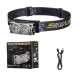 Ліхтар налобний YY-19D-6SMD, Li-Ion акумулятор, ЗУ Type-C, магніт, Box