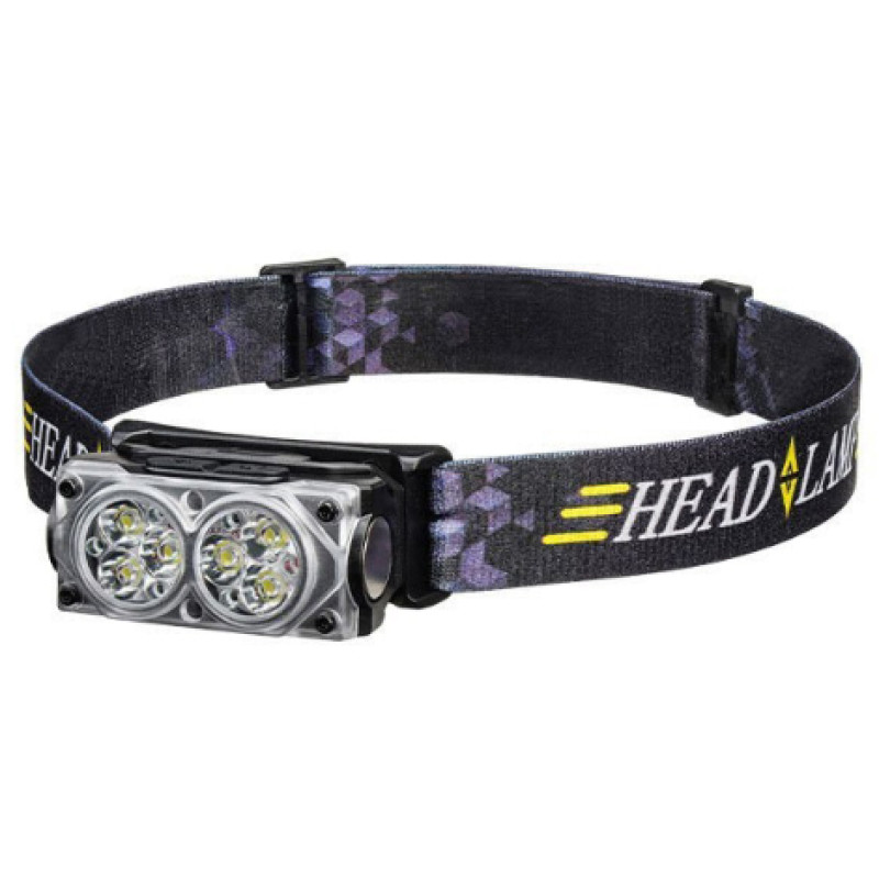 Ліхтар налобний YY-19D-6SMD, Li-Ion акумулятор, ЗУ Type-C, магніт, Box