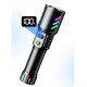 Ліхтар NIGHT VISION FLUORESCENCE 1143-WHITE LASER LED PM10-TG, 1×26650, Power bank, ЗУ Type-C, zoom
