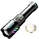 Ліхтар NIGHT VISION FLUORESCENCE 1143-WHITE LASER LED PM10-TG, 1×26650, Power bank, ЗУ Type-C, zoom