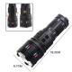 Ліхтар NIGHT VISION FLUORESCENCE AK177-1 WHITE LASER LED PM60-TG, 4х18650, power bank, індикація заряду, ЗУ Type-C, zoom, 5 фільтрів