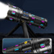Ліхтар NIGHT VISION FLUORESCENCE AK177-1 WHITE LASER LED PM60-TG, 4х18650, power bank, індикація заряду, ЗУ Type-C, zoom, 5 фільтрів