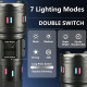 Фонарь NIGHT VISION FLUORESCENCE AK178-WHITE LASER LED PM60-TG+COB, 8x18650 3.7V, power bank, ЗУ Type-C, zoom, 5 фильтров оптом в Украине