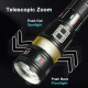 Фонарь NIGHT VISION FLUORESCENCE AK178-WHITE LASER LED PM60-TG+COB, 8x18650 3.7V, power bank, ЗУ Type-C, zoom, 5 фильтров оптом в Украине