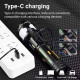 Ліхтар NIGHT VISION FLUORESCENCE BL-2405-TG, 1x26650, power bank, індикація заряду, ЗУ Type-C, zoom