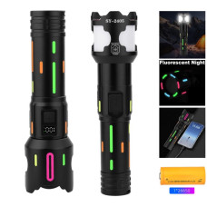 Ліхтар NIGHT VISION FLUORESCENCE BL-2405-TG, 1x26650, power bank, індикація заряду, ЗУ Type-C, zoom