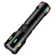 Ліхтар NIGHT VISION FLUORESCENCE CA171-D 1 РЕЖИМ WHITE LASER LED PM10-TG, індикація заряду, 1x18650/3xAAA, ЗУ Type-C, zoom, Box