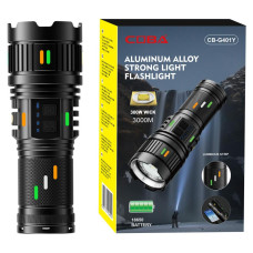 Ліхтар NIGHT VISION FLUORESCENCE CB-G401Y-30W, power bank, індикація заряду, 4x18650, ЗУ Type-C, zoom, Box