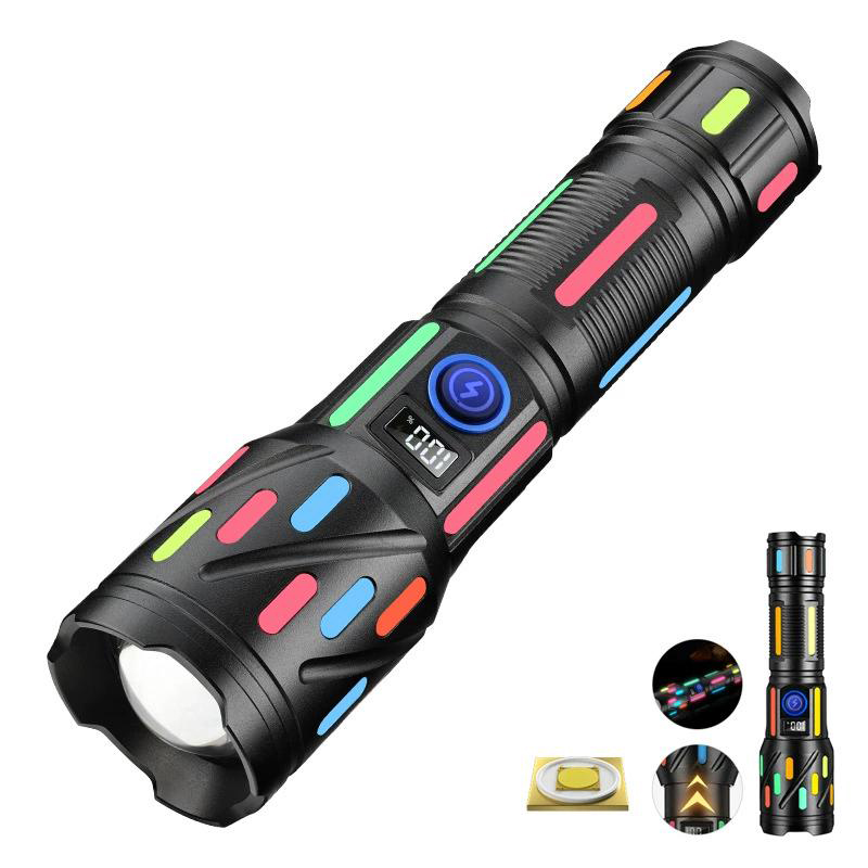 Ліхтар NIGHT VISION FLUORESCENCE CB-G706-TG, 1x26650, power bank, ЗУ Type-C, zoom, Box