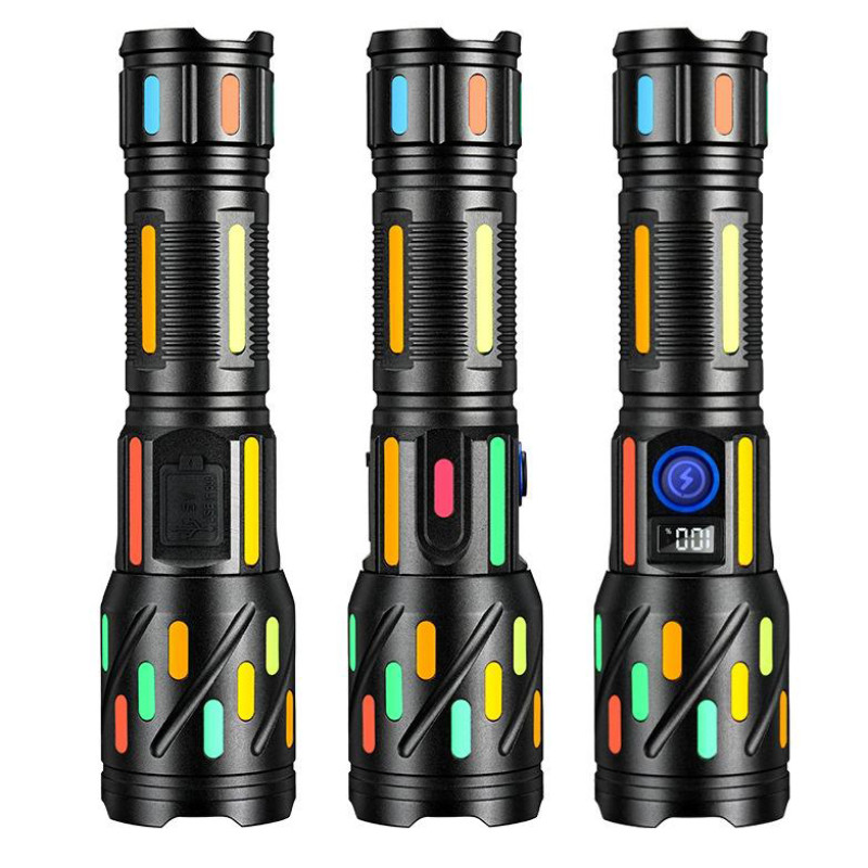 Ліхтар NIGHT VISION FLUORESCENCE CB-G706-TG, 1x26650, power bank, ЗУ Type-C, zoom, Box