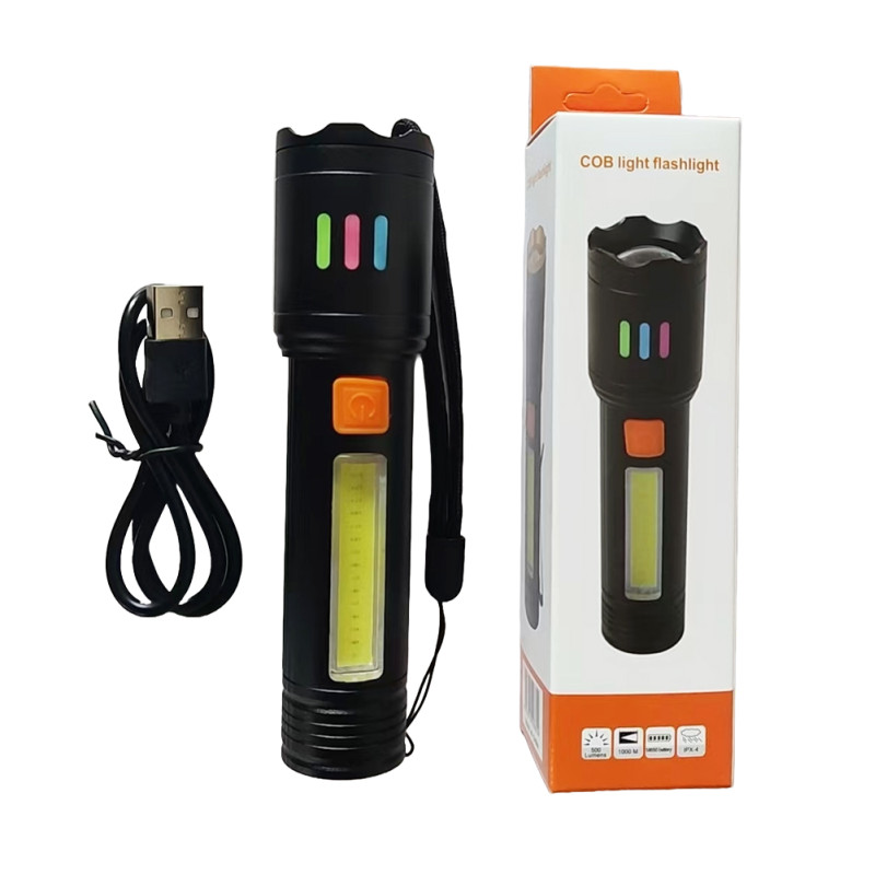 Ліхтар NIGHT VISION FLUORESCENCE GT-505-TG+COB(white+red), Li-Ion аккум., ЗУ Type-C, zoom