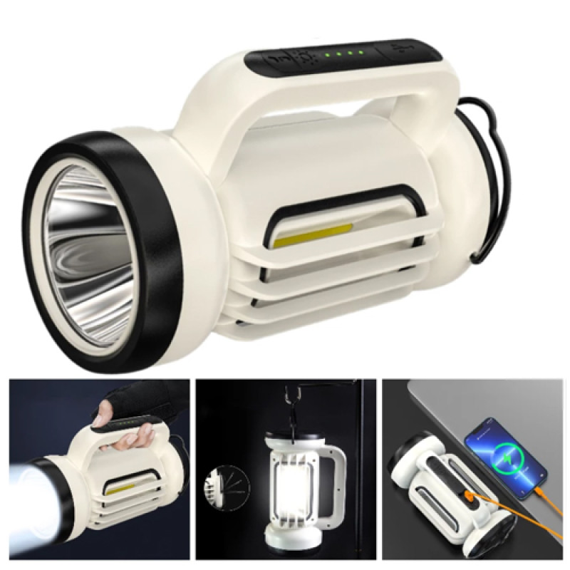 Ліхтар переносний CH-22023-COB, power bank, Li-Ion акум., ЗУ Type-C, Box